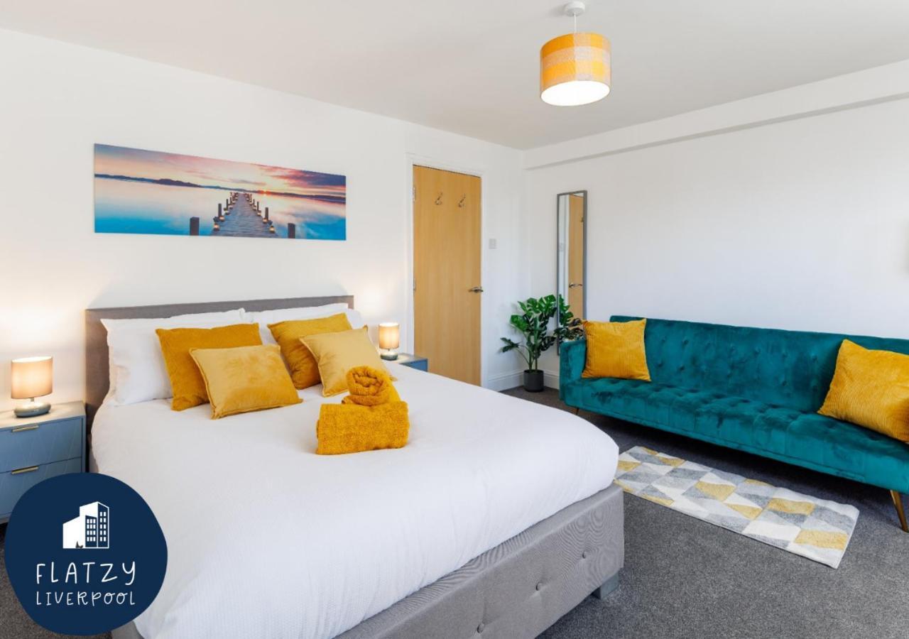 Flatzy - Modern Apartment Close To Football Stadiums 리버풀 외부 사진